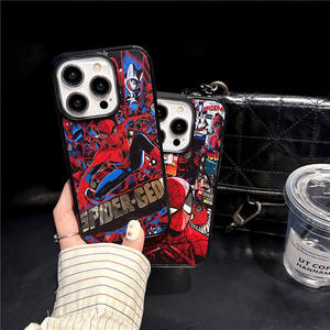 Coque de téléphone en TPU avec protection intégrale, style tendance, logo <span class=keywords><strong>Marvel</strong></span> Spider-Man personnalisé, pour <span class=keywords><strong>iPhone</strong></span> 15 16 Plus, design cool de dessin animé - Product Image 4