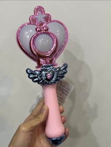 Cô Gái Công Chúa Phát Sáng Ánh Sáng Cây Đũa Phép Ngôi Sao LED Ánh Sáng Âm Nhạc Cổ Tích Cây Đũa Phép Sáng Tạo Cosplay Bên Đạo Cụ Trẻ Em Của Quà Tặng - Product Image 4