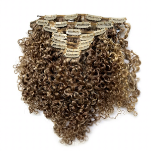 VMAE vente en gros d'extensions de cheveux humains vierges bruts à <span class=keywords><strong>clip</strong></span> Ins cuticule alignée 613 points culminants blonds profonds bouclés afro crépus à <span class=keywords><strong>clip</strong></span> dans les cheveux - Product Image 1
