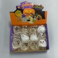Jouets sensoriels ultra-doux Ghost Squishy, jouets anti-stress extensibles à remontée lente, jouet à presser pour Halloween, cadeaux pour soulager le stress