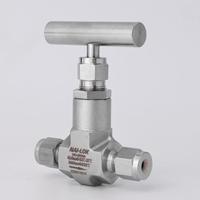 Vanne à aiguille haute pression 3/8 pouce, raccord de tube SS316 6000 psi, vanne de contrôle d'instrumentation pour huile et gaz NAI LOK NV