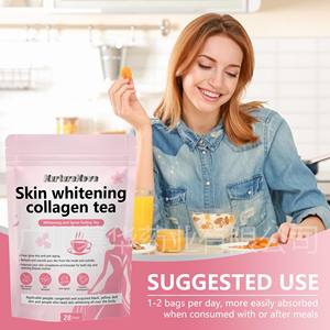 شاي الكولاجين لتفتيح البشرة الأكثر مبيعًا للتصدير عبر الحدود، 28 كيس، بيع مباشر من المصنع، تصنيع حسب الطلب (OEM) - Product Image 4
