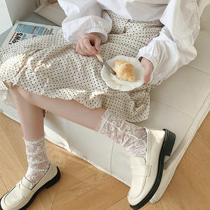 फीता मोजा गर्मियों स्लिम परी सेक्सी व्याकुल मोजे मध्यम ट्यूब मोजा लोलिता पतली मोजे - Product Image 2