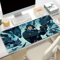 Tapis de Souris Vierge Personnalisable, Motif Dessin Animé Mignon, Étanche, Grand Format pour Bureau, Épais avec Bords Coudrés, Tapis de Jeu et de Clavier
