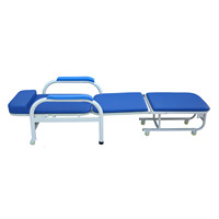 Chaise d'Accompagnement Médicale Pliante Mobile pour Hôpital Sillon De Acompanamiento Medico Hospitalario Mobilier Hospitalier