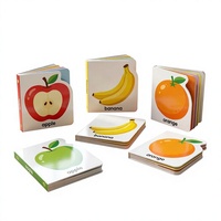 Livre cartonné personnalisé découpé sur mesure pour tout-petits et enfants, éducatif, avec pelliculage brillant, impression de livres cartonnés personnalisés pour enfants