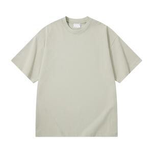300g di t-shirt a maniche corte in cotone 100 pesante da <span class=keywords><strong>uomo</strong></span> con spalle scoperte in tinta unita - Product Image 5