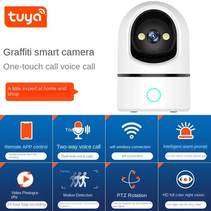 كاميرات أمان ذكية للمنزل بدقة 3 ميجابكسل مع نظام إنذار عن بعد وكاميرا واي فاي داخلية لاسلكية متصلة بالإنترنت - Product Image 2