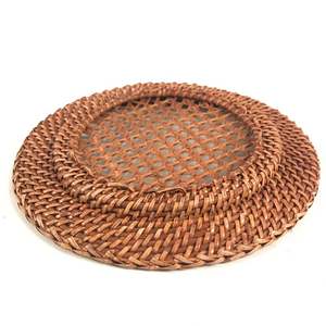 Vente chaude rotin naturel tissé à la main napperons de salle à manger écologiques napperons de salle à manger de restaurant haut de gamme multi-usages - Product Image 1