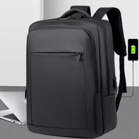 Mochila Personalizada para Computadora Portátil, Impermeable, para Uso Diario y al Aire Libre, con Forro de Poliéster Resistente, Cierre de Cremallera y Puerto USB