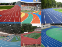 Revêtement en caoutchouc liquide pour piste athlétique, peinture pulvérisée, matériaux de revêtement sportif, granulés EPDM, piste de course FN-CY-2608391