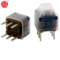 Micro-interrupteur tactile à bouton-poussoir transparent 6 broches à montage traversant pour clavier, PCB et cartes de circuits électroniques
