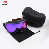 JIEPOLLY Lunettes de soleil de sport personnalisées en gros avec logo, protection UV400, anti-buée, sangle réglable, monture en TPU pour hommes