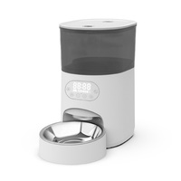 Vente en gros de distributeurs automatiques de nourriture pour animaux de compagnie 2 en 1, distributeur intelligent surélevé, distributeur automatique intelligent pour animaux de compagnie