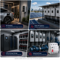 Interruptor Diferencial RCCB RCD Tipo B 4P 10KA 30mA 100mA 300mA 63A 400V para Riel DIN, para Carga de Vehículos Eléctricos y Sistemas Solares Chayo