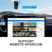 AOEDI D05 Dash Cam Android Streaming 4G LTE, kamera dasbor depan dan dalam waktu nyata dengan pelacak GPS