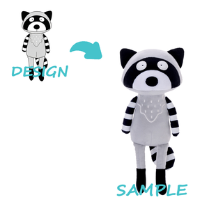 Jouets en peluche super doux avec fonction personnalisée et boîte surprise, en polyester et coton PP - Product Image 1
