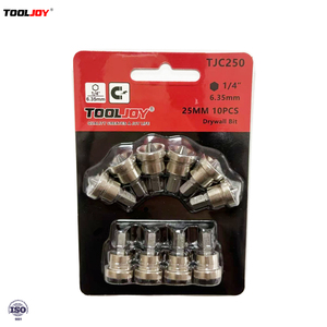 مجموعة لقم سبايكلر فولاذية <span class=keywords><strong>S2</strong></span> من Tooljoy، 10 قطع، للبيع بالجملة للاستخدام في البناء والصيانة - Product Image 1