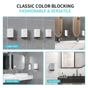 Automatic Sensor-activated Hotel Use Hand Dryer Small Size Plastic High Speed Wall-mounted <b>Mirror</b> 10-15s Quick Dry Ak2822 Quick - Product Image 6