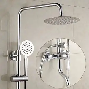 Keran bak mandi kuningan kualitas tinggi, keran shower grosir, mixer shower bak mandi