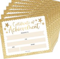 Certificats de récompense pour étudiants, diplômes vierges, papier de certificat pour les diplômes de maternelle et de préscolaire