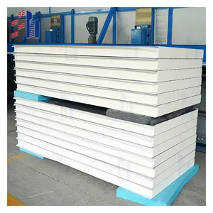 SH Poultry House Precio M2 Techo Presses Wide Roof Panel Sandwich Polyurethane Roofing 30 MM Decorativo