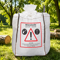 Sacs Jumbo en PP tissé durables 1000 kg, Grands Sacs en vrac FIBC pour Ciment, Aliments, Logistique et Emballage