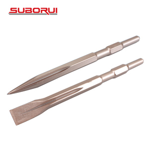 <span class=keywords><strong>Chisel</strong></span> Elétrico SUBORUI <span class=keywords><strong>SDS</strong></span> Plus <span class=keywords><strong>Max</strong></span> com Ponta Hexagonal, Formato U, para Concreto e Rocha - Product Image 1