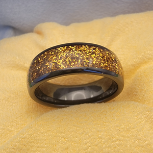 Smart Wearable NFC Ring T5577 NTAG216 Ceramic IP68 Waterproof Yellow Gold Finger Ring <b>for</b> Android iOS Mobile <b>Phone</b> Door Access - Product Image 6