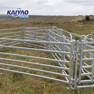 Nặng mạ kẽm nhúng nóng tấm sân gia súc hàng rào an ninh cho nhà sản xuất chăn nuôi-Sản xuất khung kim loại tráng nhựa PVC