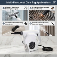 Nettoyeur vapeur portable à écran tactile intelligent, chauffage instantané, haute pression, pour le nettoyage domestique multi-usages