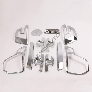 WZXD Car Modification Exterior Decoration Accessories Trim ABS Chrome <b>Cover</b> <b>Light</b> <b>Covers</b> for 2016 2017 - Product Image 1