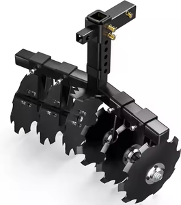 Grada de arado de disco ATV/UTV resistente de 28 "de ancho de corte con enganche de receptor de 2", negro. - Product Image 1