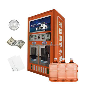 Distributeur d'eau commercial YISO personnalisable à double bec avec grande capacité et lavage automatique des bouteilles/seaux pour supermarché - Product Image 1