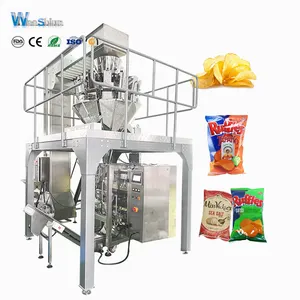 Banana Chips Granule Candy Rice Seeds Potato Food Chips Snack Packing Machine Automatic