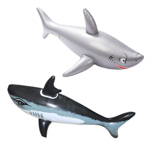 Jouet gonflable en forme de dauphin pour enfants de 4 à 6 ans, ensemble de jeu coloré en forme d'animal de dessin animé, pour l'intérieur et l'extérieur, pour le camping - Product Image 2