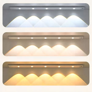 Easy Installation Rechargeable <b>Wireless</b> Smart Sensor Under Cabinet <b>Light</b> LED Night <b>Light</b> Home Decoration Lighting Lamp - Product Image 6