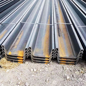 Palplanches en acier au carbone laminées à chaud Larsen S355GB de 6 m par pièce pour la construction de barrage fluvial et l'obstruction de l'eau - Product Image 4
