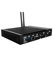 Mini PC Industrial, Quad Core K400-RK3399, Hackintosh, Dos Puertos Ethernet, Miniordenador de Escritorio