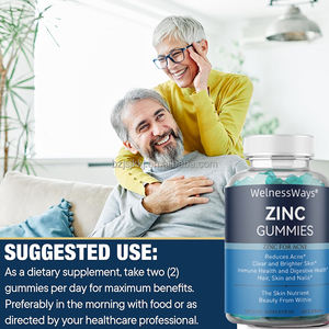 Welnesswayscollagen ויטמין c תמיכה עצם בריאות העצבים תפקוד מערכת החיסון gummtivitamin עם אבץ למבוגרים & ילדים חיסון - Product Image 3