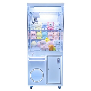 Macchina da Gioco a Gru per Premi di Peluche con Gettoniera, Bianca Pura, con Accettatore di Banconote per Distributore Automatico di Bambole - Product Image 2
