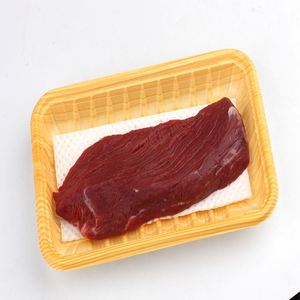 แผ่นซับน้ำเนื้อคุณภาพสูงแบบใช้แล้วทิ้ง ขนาด 160*70 มม. สำหรับเนื้อสด ซึมซับน้ำเนื้อได้ดี ราคาโรงงาน เหมาะสำหรับสัตว์ปีก - Product Image 6