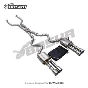 OEM SUS304 Pipes Catback Muffler for BMW M3 E90/E92/E93 4.0L 2008-2013 Performance Boska Exhaust System with Valved Control - Product Image 5