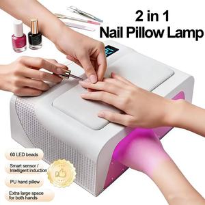 Lámpara UV LED 2 en 1 para Uñas con Soporte de Brazo y Almohada para Manos, Secador de Uñas de 120W, Luz de Curado de Esmalte - Product Image 5