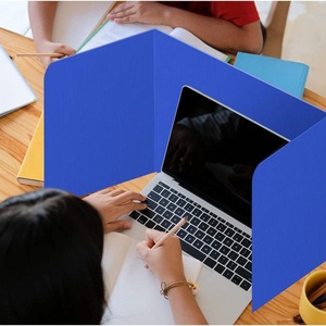 Separadores de Escritorio para Oficina y Escuela de Material PP al por Mayor, Paneles de Privacidad para Estudiantes para Exámenes - Tamaño y Color Personalizables, Corte Disponible - Product Image 5