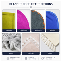 Fabricant de literie de luxe pour la maison, couverture en polaire jacquard personnalisée, douce et moelleuse, en polyester, pour l'hiver, vente en gros