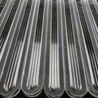 REALMAX Verre borosilicate transparent ignifuge et résistant à la chaleur, poli à rainures, pour jauge de niveau, vente en gros
