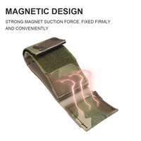 Adaptateur de sangle magnétique tactique en nylon, câble magnétique, sangle de transport avec sangle de sécurité