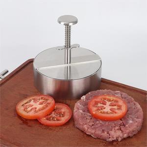 Pressa <span class=keywords><strong>per</strong></span> Carne Rotonda in Acciaio Inox 304 Ecologica, Stampo <span class=keywords><strong>per</strong></span> <span class=keywords><strong>Hamburger</strong></span> e Pollame <span class=keywords><strong>per</strong></span> Barbecue e Cucina - Product Image 4