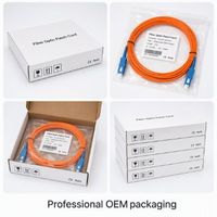 Cordon de brassage fibre optique monomode duplex LC SC ST FC de haute qualité avec gaine LSZH pour usage intérieur, centres de données, écoles, hôpitaux